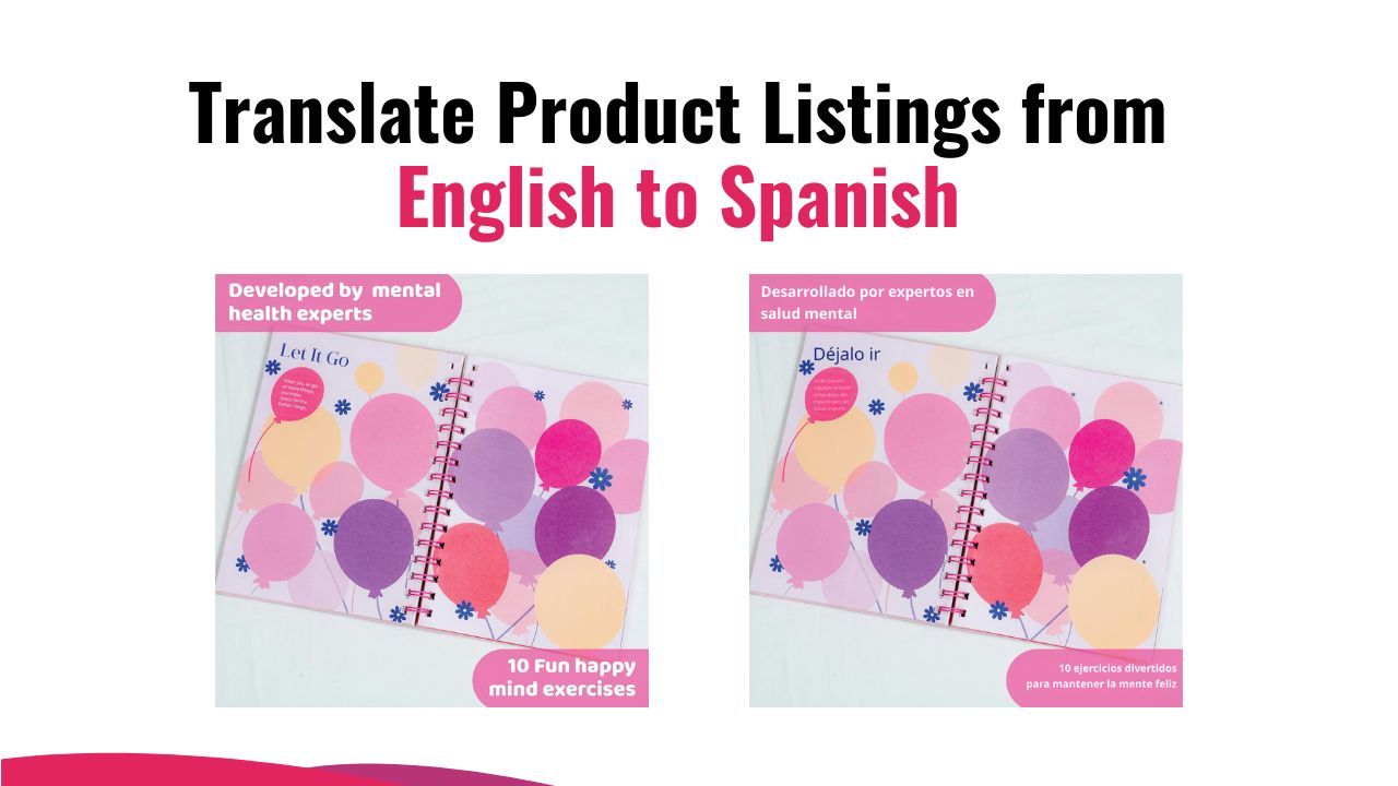 how to translate a picture from english to spanish