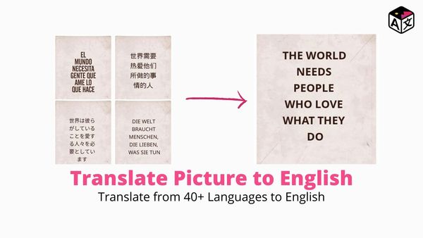 Translate Picture to English | Guide: How to translate picture text to english