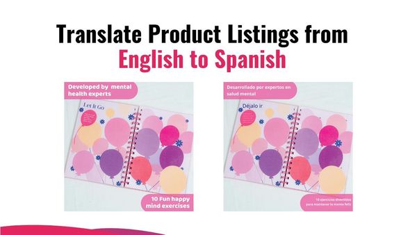 how to translate a picture from english to spanish